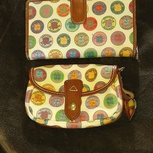 Dooney and Bourke coated canvas set